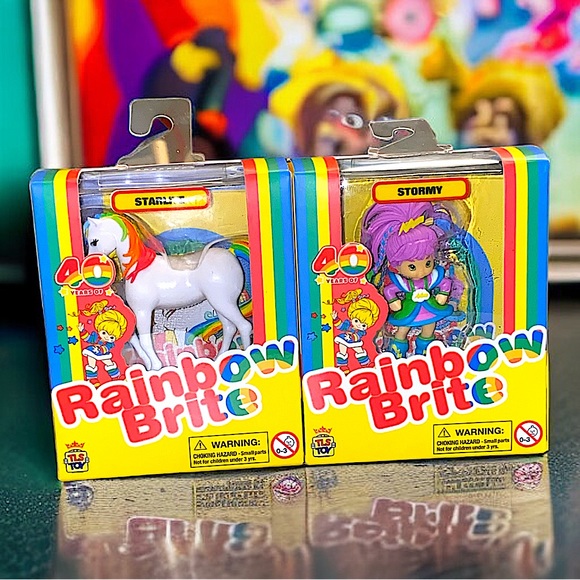 Rainbow Brite Mini Figures - Complete Collection w/ Rainbow Brite Chase - Picture 4 of 6